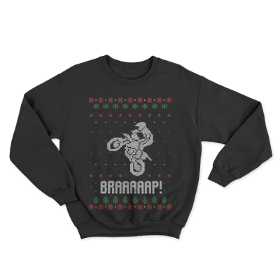 Ugly Christmas Brap Motocross