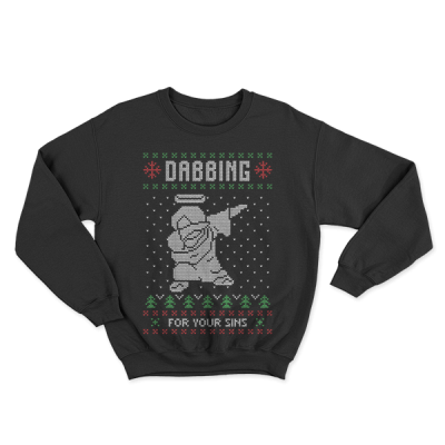 Ugly Christmas Dabbing Jesus