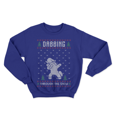 Ugly Christmas Dabbing Unicorn