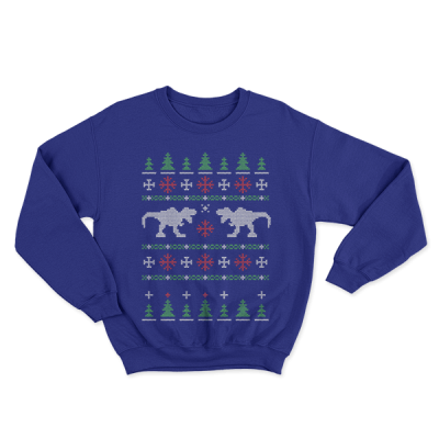 Ugly Christmas Dinosaurs Design