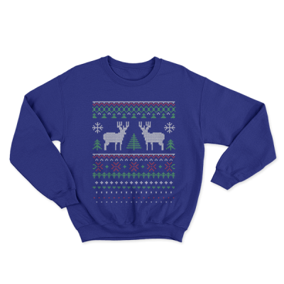 Ugly Christmas Reindeer Design