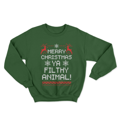 Merry Christmas Ya Filthy Animal Vintage