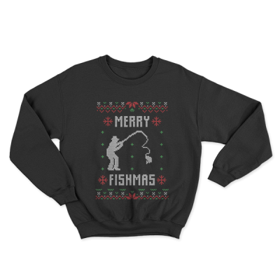 Ugly Christmas Merry Fishmas