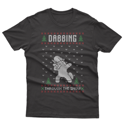 Ugly Christmas Dabbing Unicorn