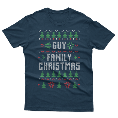 Ugly Christmas Guy Family Christmas