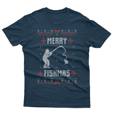 Ugly Christmas Merry Fishmas