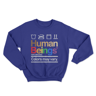 Human Beings 100% Organic Colors May Vary