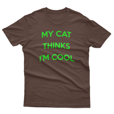 My Cat Thinks I Am Cool