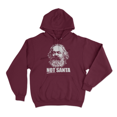 Not Santa! Karl Marx Funny Marxist Christmas