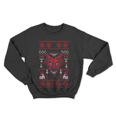 Ugly Christmas Devil 666