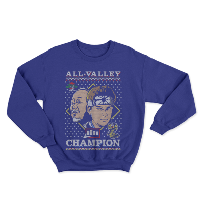 Ugly Christmas Karate Kid All Valley Champion