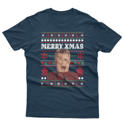 Ugly Christmas Home Alone Merry Xmas